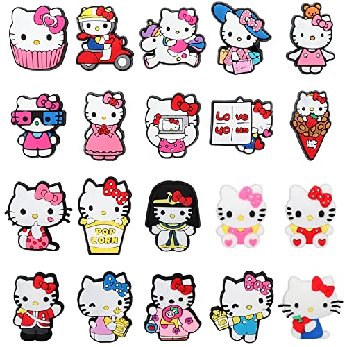 20 dijes de decoración de zapatos (color 12), Silicona Cover