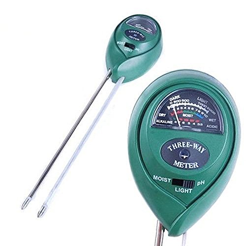 3 in1 PH Tester Soil Water Moisture Light Test Meter Garden Plant Flower Kit