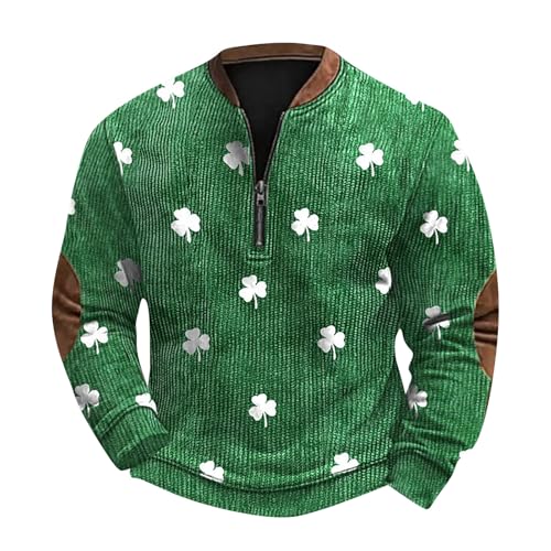GDGTBNH Sweatshirt Hombre Ropa De Hombre Jersey Cremallera Hombre Oversize Hombre Regalos por Menos De 50 Euros Chaqueton Hombre Medias Hombre Sudadera Pray Sudadera Pray Mujer Sudadera Verde 2XL