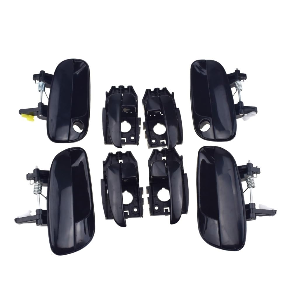 XYSZQJZYP Car Interior Door Panel Handle Car Outside Exterior & Inside Interior Door Handle Front Rear Left Right for Elantra 2.0L 2001 2002 2003 2004 2005 2006