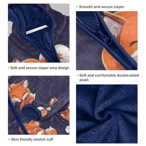 Candy Cane Girls Fleece Jacket Girls Fall Jacket Boys Coats Zip Up Hoodie Children Sherpa Warm Outerwear 2-10T3