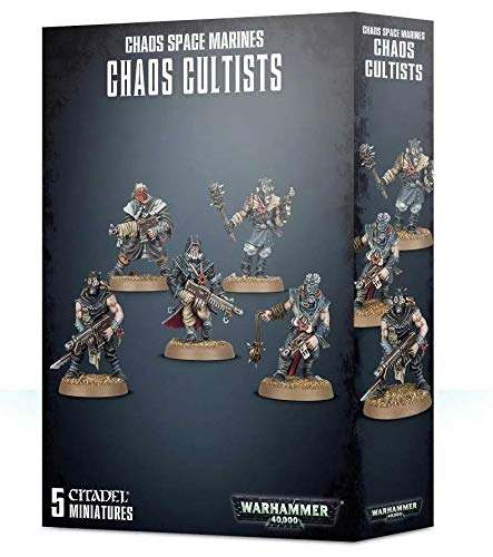 Games Workshop Warhammer 40k Model Miniatures - Chaos Cultists