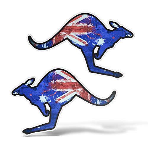 Erreinge Sticker x2 Australia Canguro Souvenir