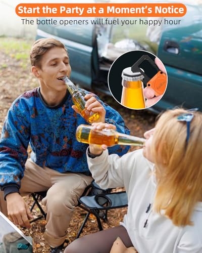 Image of ExtreLife Keychain, Works with Apple Find My, Bottle Opener, Carabiner Car Key Chains with Gps Tracker