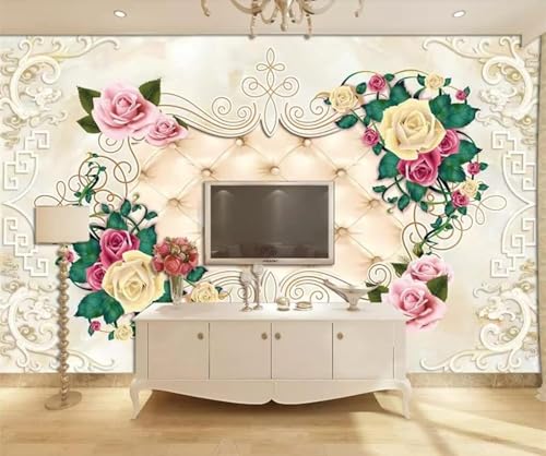 Papel Pintado Mural 3D Plantas Flores 200(W)X150(H)Cm Pared De Ladrillo, Mural Grande, Papel Tapiz, Decoración Del Hogar, Pegatinas De Pared De Salón, Pared De Habitación De Los Niños, Foto, P-8372934