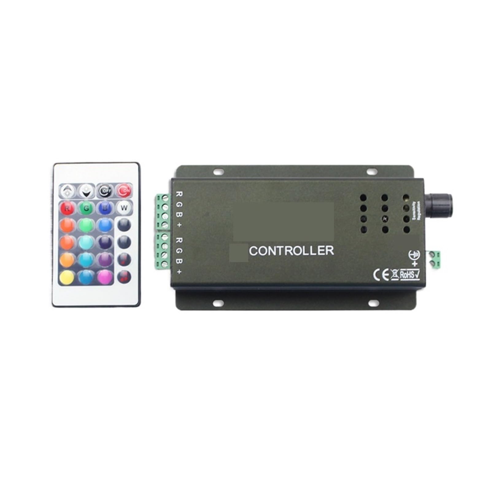 Controlador de música led de 24 teclas con KTV y gestión inteligente de color RGB