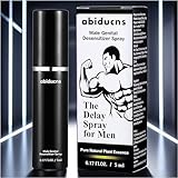 abiducns Delay Spray for Men's,Delay Sprayer for Man Strongest,Performance Enhancing,Boost Confidence and Sensitivity with Gentle,Ideal for Sensual Experiences,0.17FL.OZ./5ML