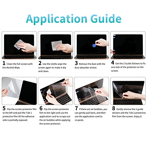 Protector de pantalla mate de 14" para laptop antirreflejos y antihuellas 7