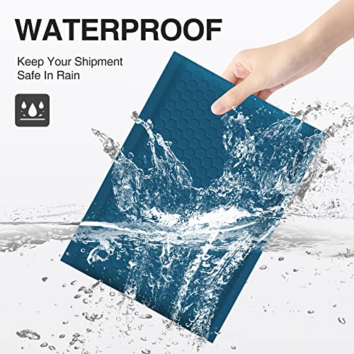 Image of UCGOU Bubble Mailers 4x8 inch Navy Blue 50 Pack Usable Size 4x7 inch Padded Mailers | Opaque Self Seal Adhesive Waterproof Boutique Padded Envelopes for Jewelry Makeup Small Bubble Mailers for Trading Cards #000