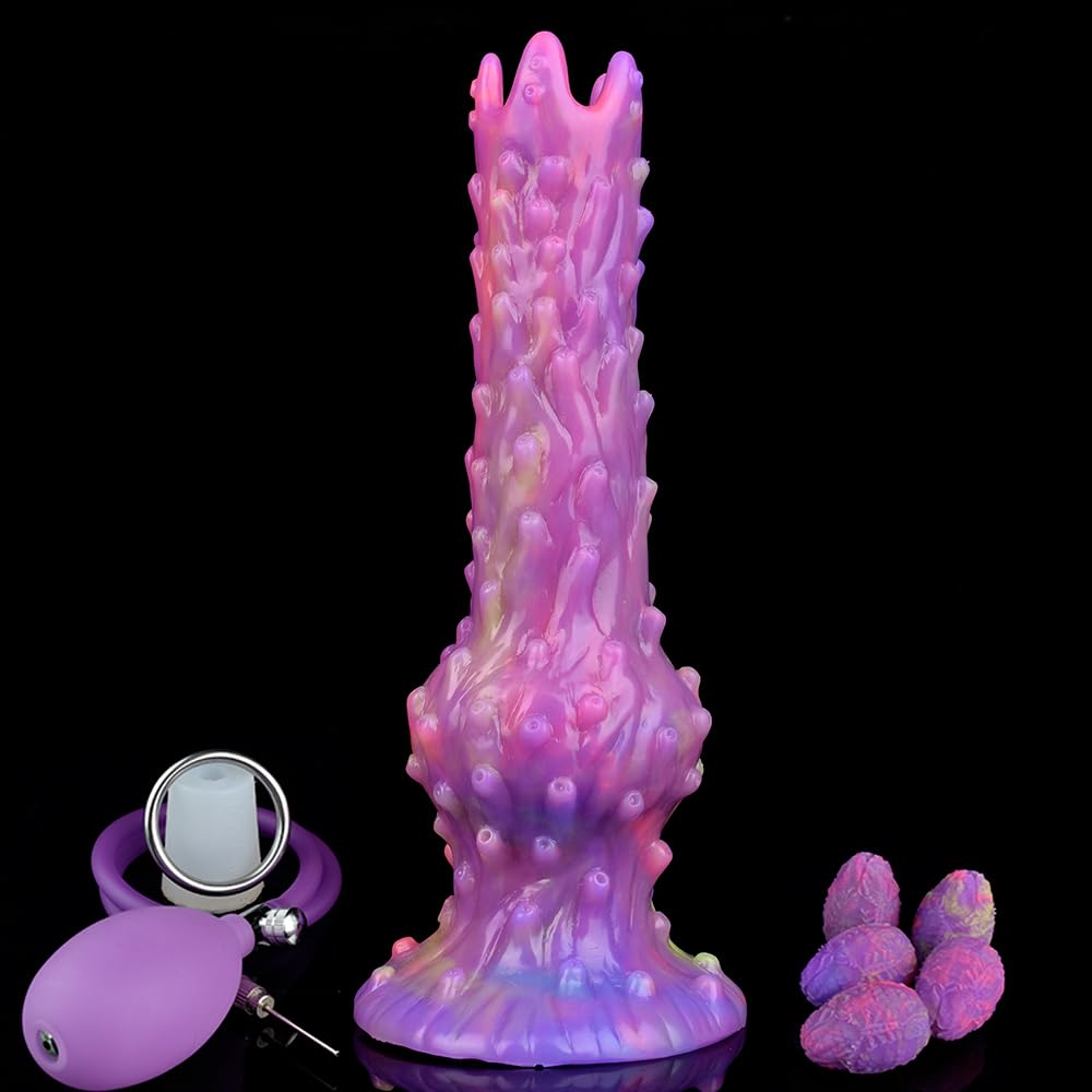 Amazon.com: Silicone Ovipositor Dildo Hollow Design with 5 Eggs Adult Sex  Toy for Women, Couples, 9in Luminous Knotted Dildo Glow in The Dark,  Fantasy Alien Dildo - Medium Egg : Health & Household