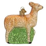 Old World Christmas Ornaments Vintage Doe Glass Blown Ornaments for Christmas Tree