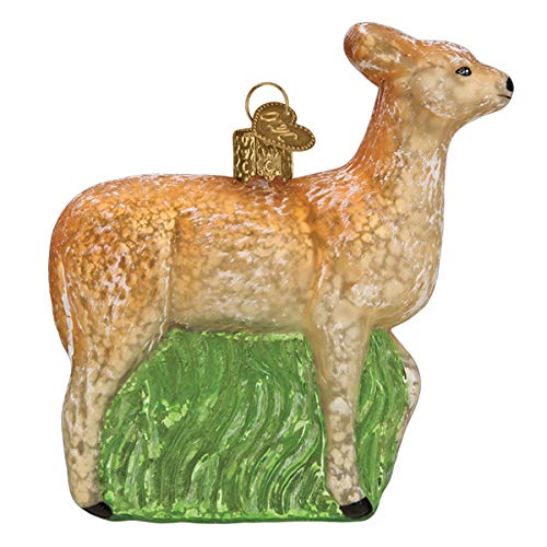 Old World Christmas Ornaments Vintage Doe Glass Blown Ornaments For Christmas Tree #TOP16