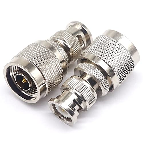 SMOKT Walkie-Talkie Adapter B N C Male to N Male B N C Male to N Male BNC-J/N-J Feeder Connector 1Pcs