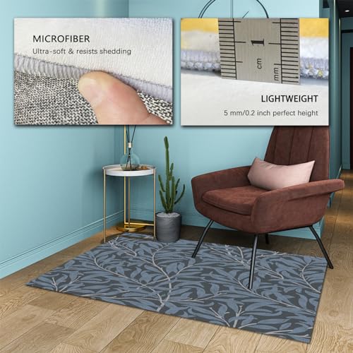Tapis imprimé Morris oriental anti-poussière pour sublimer votre chambre à coucher - 5