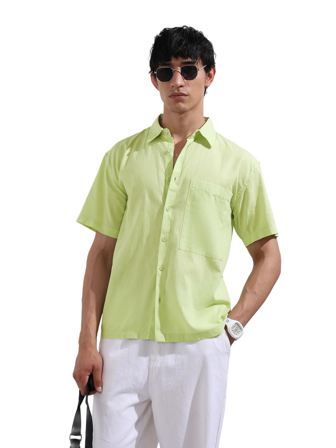 Chemise décontractée fluide coupe ample pour vos terrasses d'été - 8
