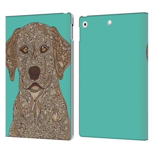 Étui portefeuille iPad 10.2 Valentina Lab en cuir jaune pour protection complète