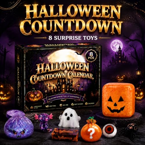 8Pcs Halloween Squeeze Toys Taba Fidget Sensory Squshies Toy Set - image 2