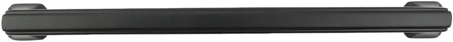 Hickory Hardware 10 Pack Solid Core Kitchen Cabinet Pulls, Luxury Cabinet Handles, Hardware for Doors & Dresser Drawers, 7-9/16 Inch (192mm) Hole Center, Matte Black, Bridges Collection