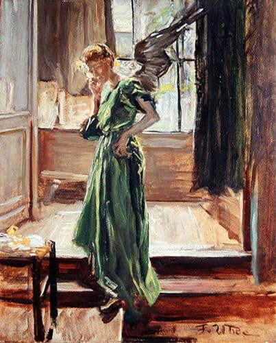 Tableaux sur toile moderne Fritz Von Uhde décoration murale salon et bureau 60x90