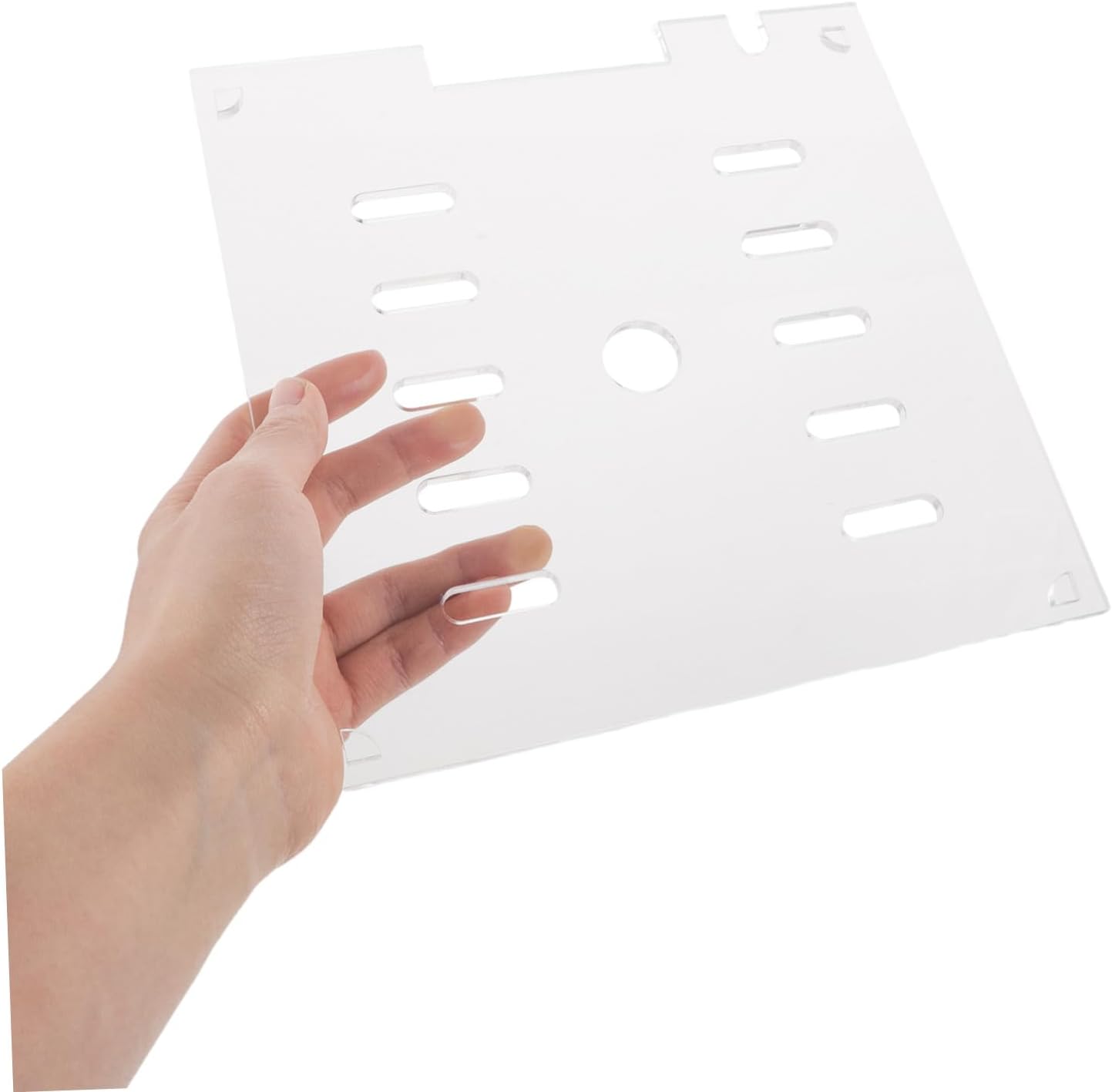 Acrylic Aquarium Fish Tank Lid Cover for Breeder Square | Universal Fit for Shrimp and Aquatic Pets, Clear View, Lightweight Build, Easy Access Top Panel