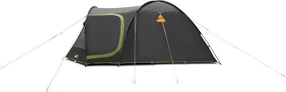Vango Apollo 500 Family Tent for 5 People with Large Porch Living Area, Waterproof - Ideal Weekend Camping Tent
