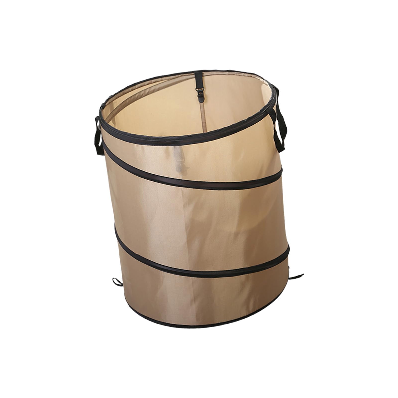 Yttkku Shallow Coffee Sturdy Handle Garden Waste Bags, Design For Effortless Outdoor Cleanup Of Leaves & Yard Trash Garden Trash Bags