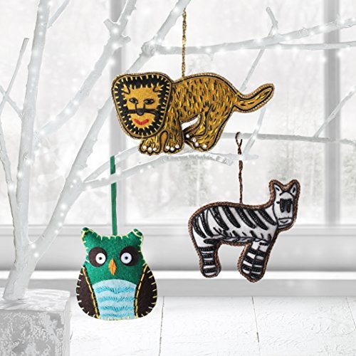 STORE INDYA Decorative Hanging Ornament Tree Decor Set of 3(Design 4)