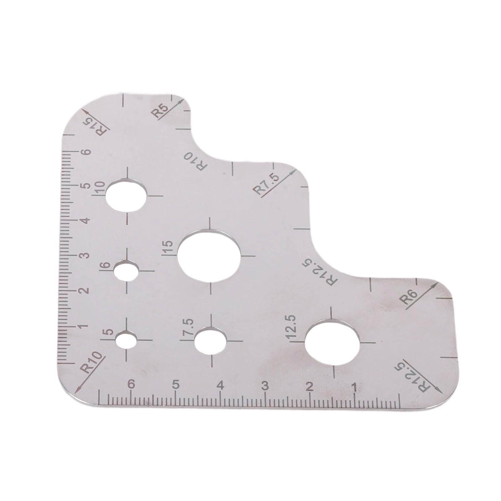Kalttoy Stainless Steel Circles Gauges Leather Cutting Tool Corner Cutter For Accurate Measurement In Leatherwork Corner Cutter