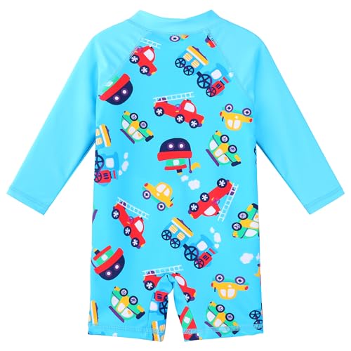 Image of XFGIRLS Baby Boys Swimsuit Toddler Sunsuit UPF 50+ Sun Protection One Piece Beach