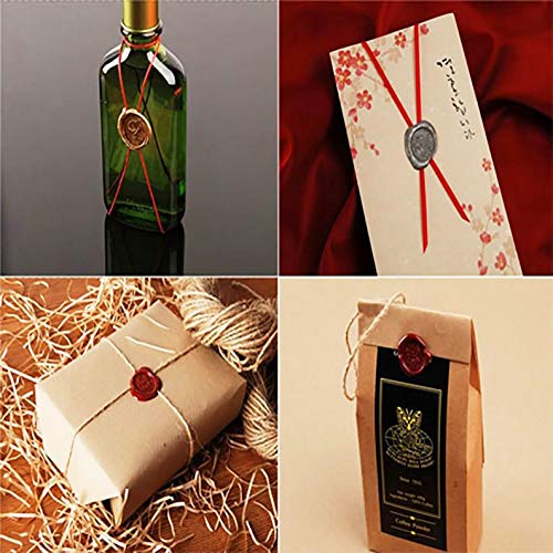 YGHM Made with Love Script Wax Seal Stamp Elegangt Natural Rosewood Handle Sealing Wax Stamp Kit Gift Wine Package Wedding Invitations Card Envelope Letters Seal Stamp