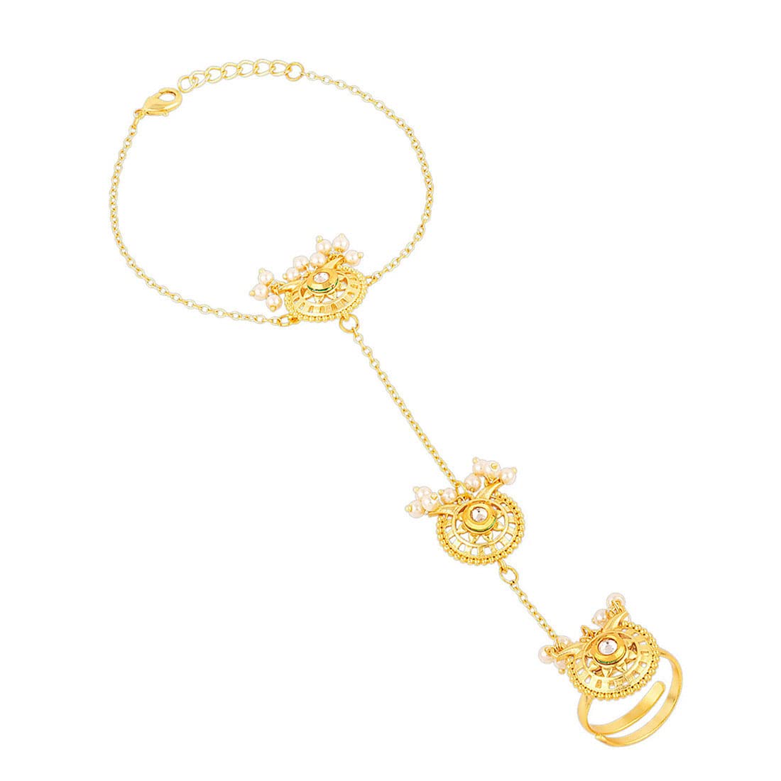 See full amazon price history chart for VOYLLA Veerangana Gold Plated Bracelet VOYLLA Veerangana Gold Plated Bracelet (B0B7NRWPBD) Amazon Price History, Amazon Price Tracker