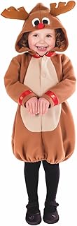 Fun Shack Reindeer Costume Toddler Boy and Girl, Toddler Reindeer Costume, Toddler Rudolph Costume, Reindeer Toddler Costume, 3-4 Years