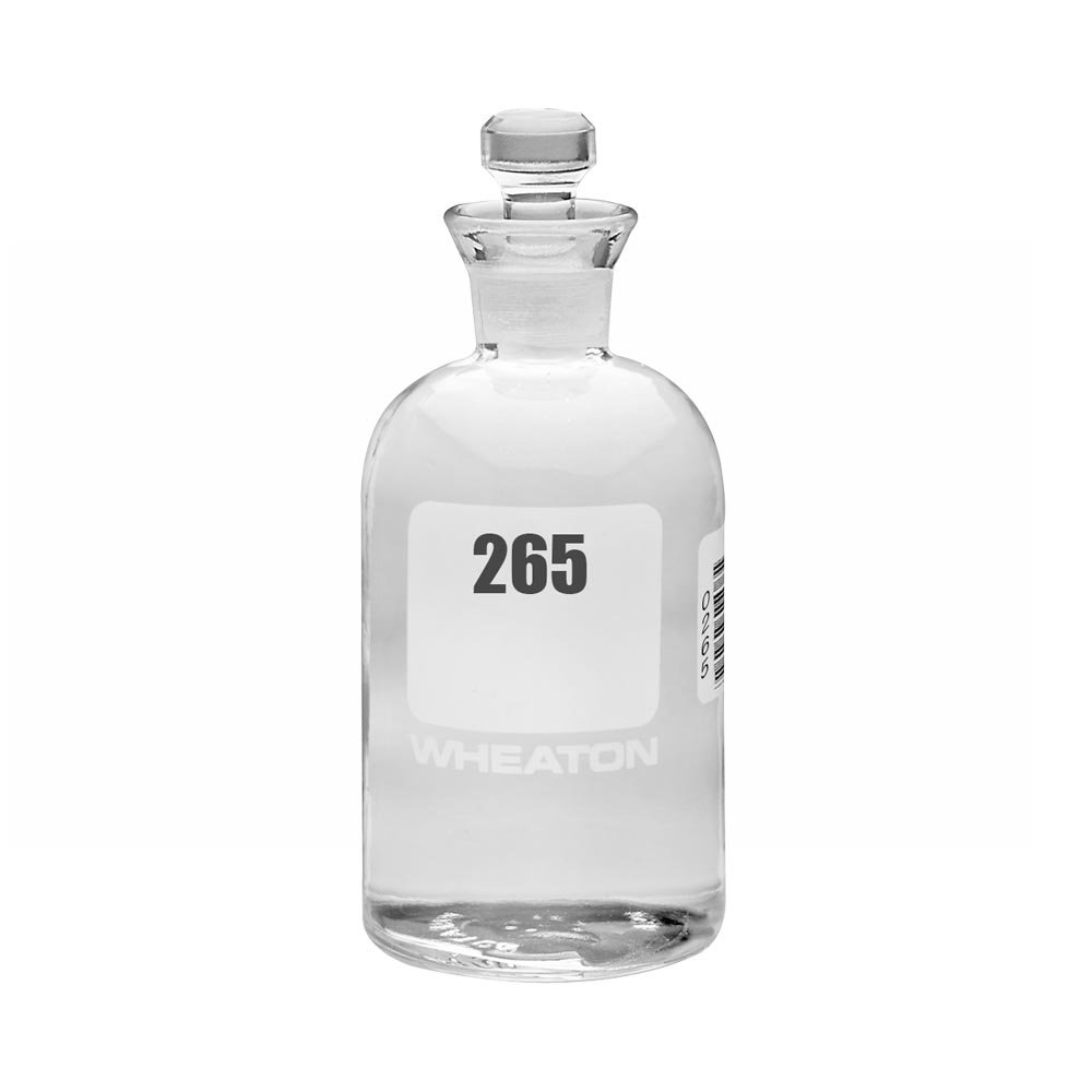 Wheaton 227497-12 BOD Bottle, 300mL, Robotic Stopper, Numbered 265-288, 69mm Diameter x 165mm Height (Case Of 24): Science Lab Serum Bottles: Industrial & Scientific
