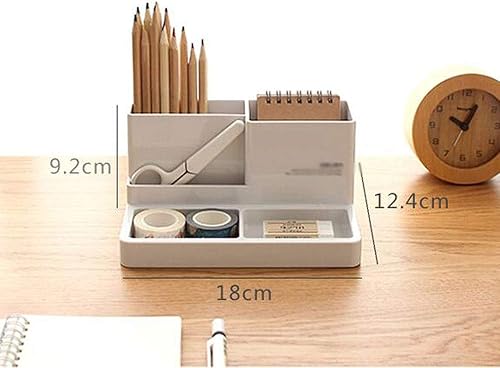 Miniatura 4 de Accesorios de oficina Metal Pen Holder Barrel organizador escritorio Estudiante Escritorio Almacenamiento Rack Rejilla escritorio, sostenedor de la