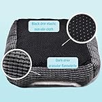 Luxury Square Grey Cat & Dog Bed - Soft Washable Animal Pet Beds with Anti-Slip & Water-Resistant Bottom, Perfect for Indoor Small Dogs & Cats, Kittens & Puppies - Image 4