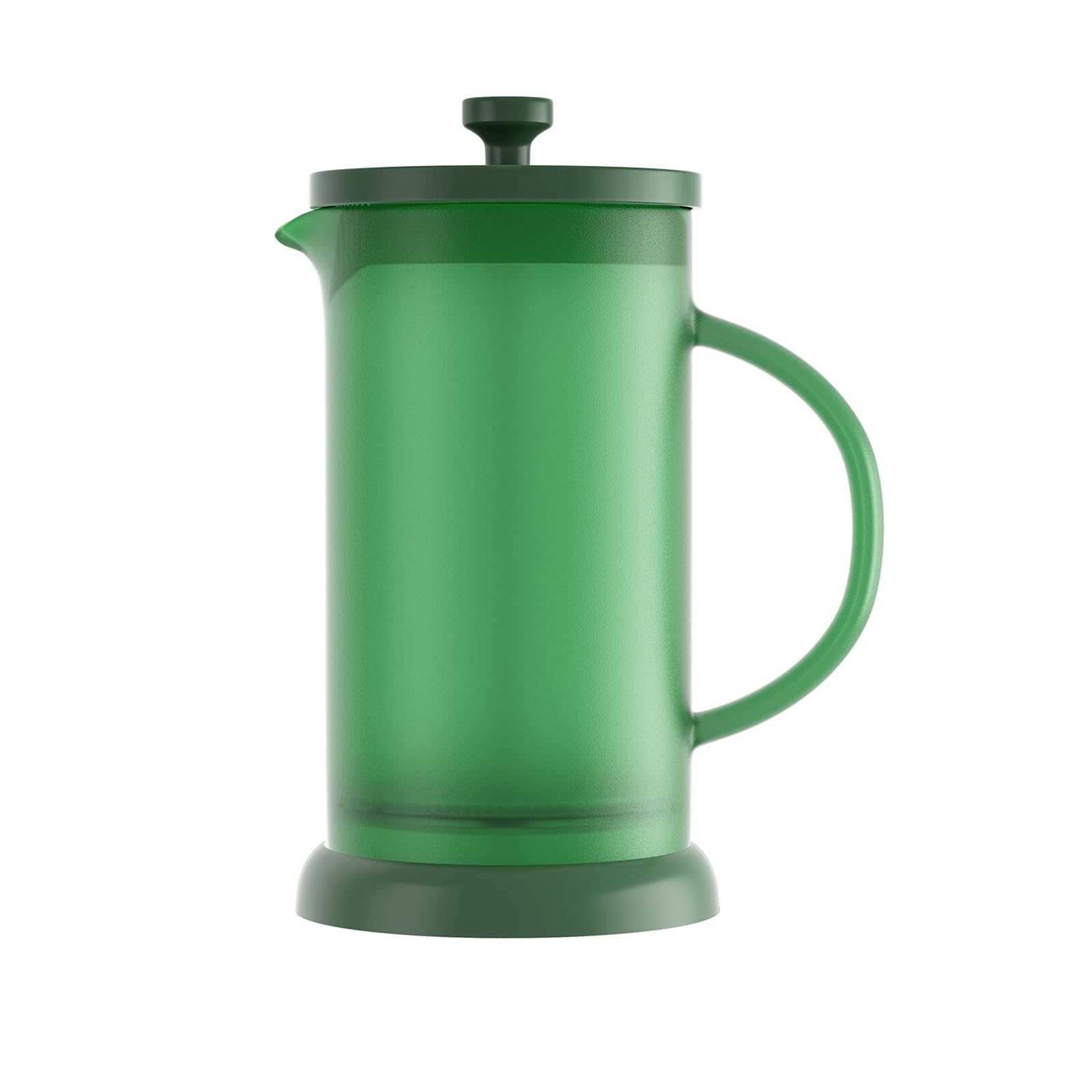 EZZNTIAL French press Coffee Maker Heat Resistant Durable Borosilicate Frosted Green Glass 34oz.
