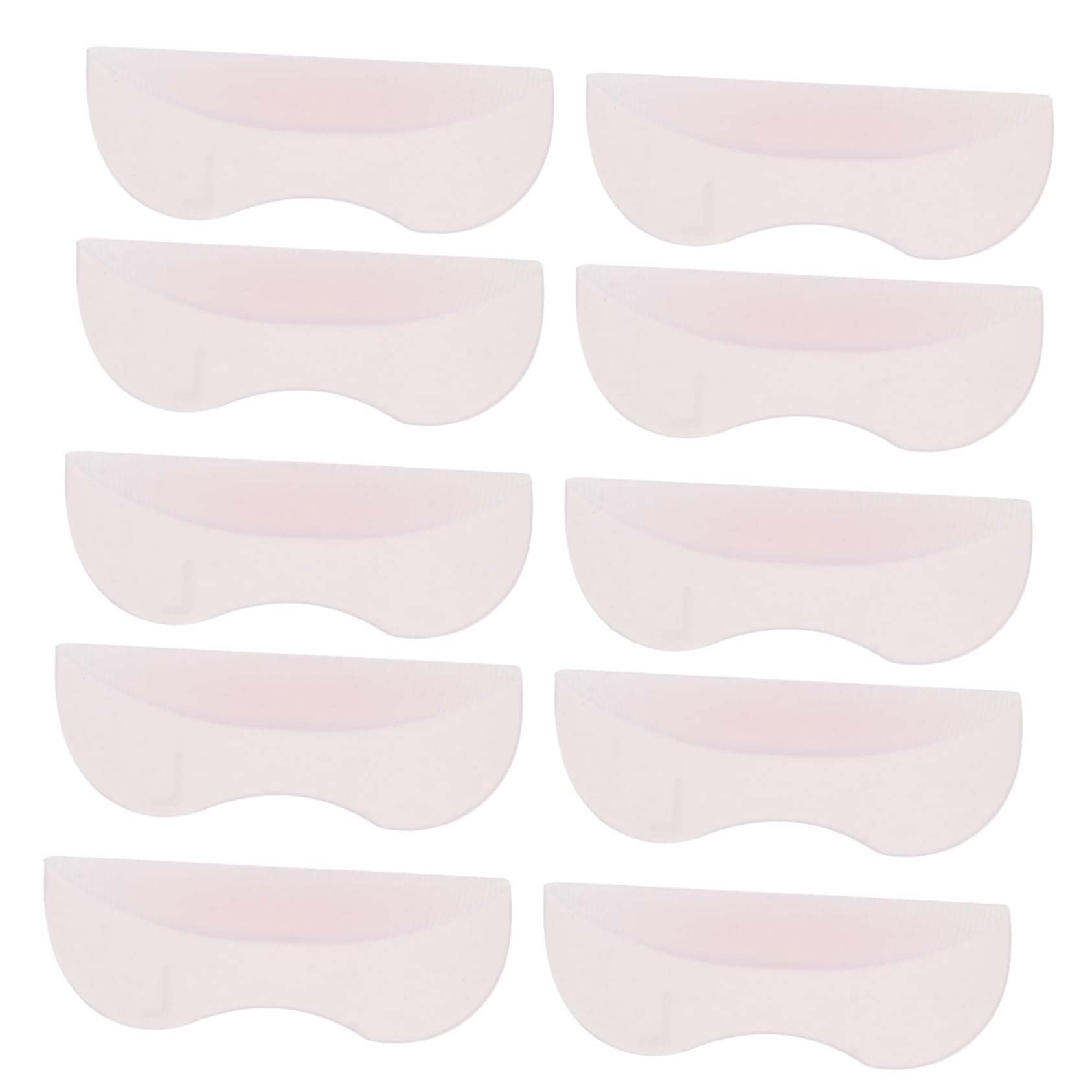 Healeved Eyelash Perming Curler Shields 20pcs Silicone Lash Perm Gaskets Pads for Heat Curler Easy Application Suitable for Women Girls