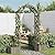 vidaXL Garden Pergola with Planter, Gray Solid Firwood, Weather Resistant, Decorative Outdoor Archway, Garden Entrance, Planters Incorporated, Easy Assembly, 68.9" x 15.7" x 80.3"