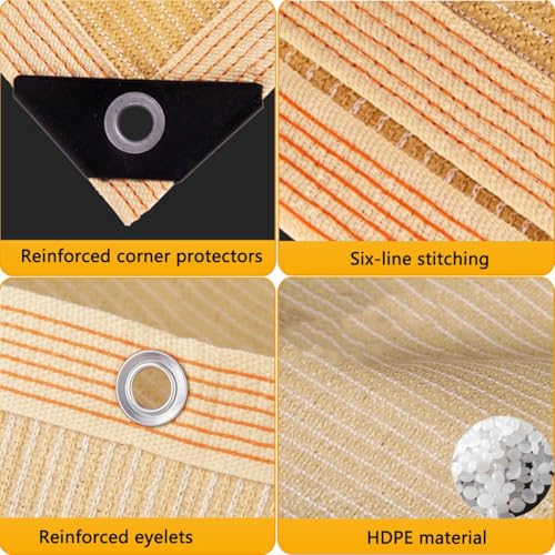 Voile d'ombrage perméable Bei Sun Pera en tissu haute densité - 5