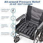 Travel Cushion,Portable & Adjustable Airplane seat Cushion for Long Flights,Inflatable Cushion for Wheelchair, Travel,Driving - Image 6