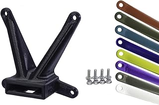 3IDEE VESA adapter compatible with HP monitor (22f, 22es, 22ea, 24f, 24fh, 24fw, 24es, 24er, 24ea, 27f, 27fh, 27fw, 27es, 27er, 27ea) - including screw set - 75x75 mm (Black) - 1-Pack