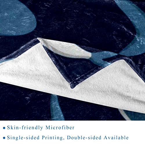 Couverture polaire requin en microfibre douce pour lit enfant