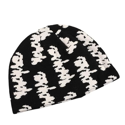 Laureltree Y2K Beanies Y2K Hat Grunge Accessories Slouchy Beanies For Women Y2K Clothes Crochet Hats (Black) #TOP2