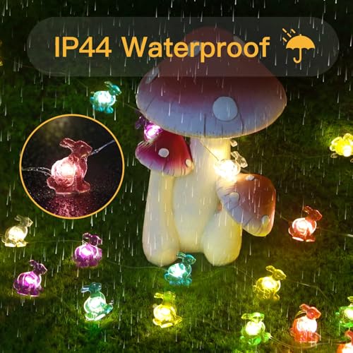 Guirlande lumineuse de Pâques avec télécommande comme cadeau de printemps