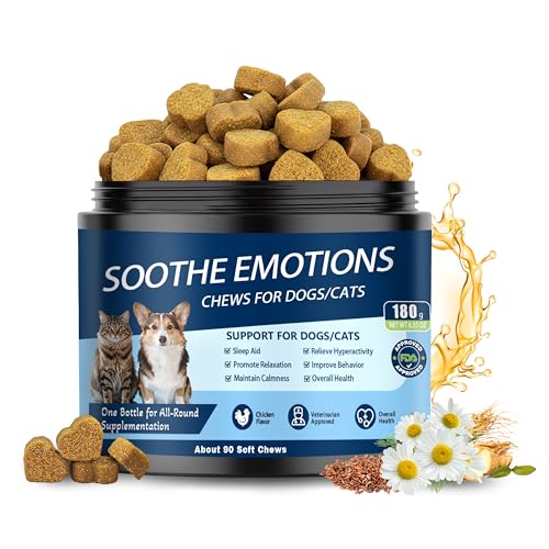 Calming Chews for Dogs Dog Calming Chews Melatonin Anxiety Relief Bites