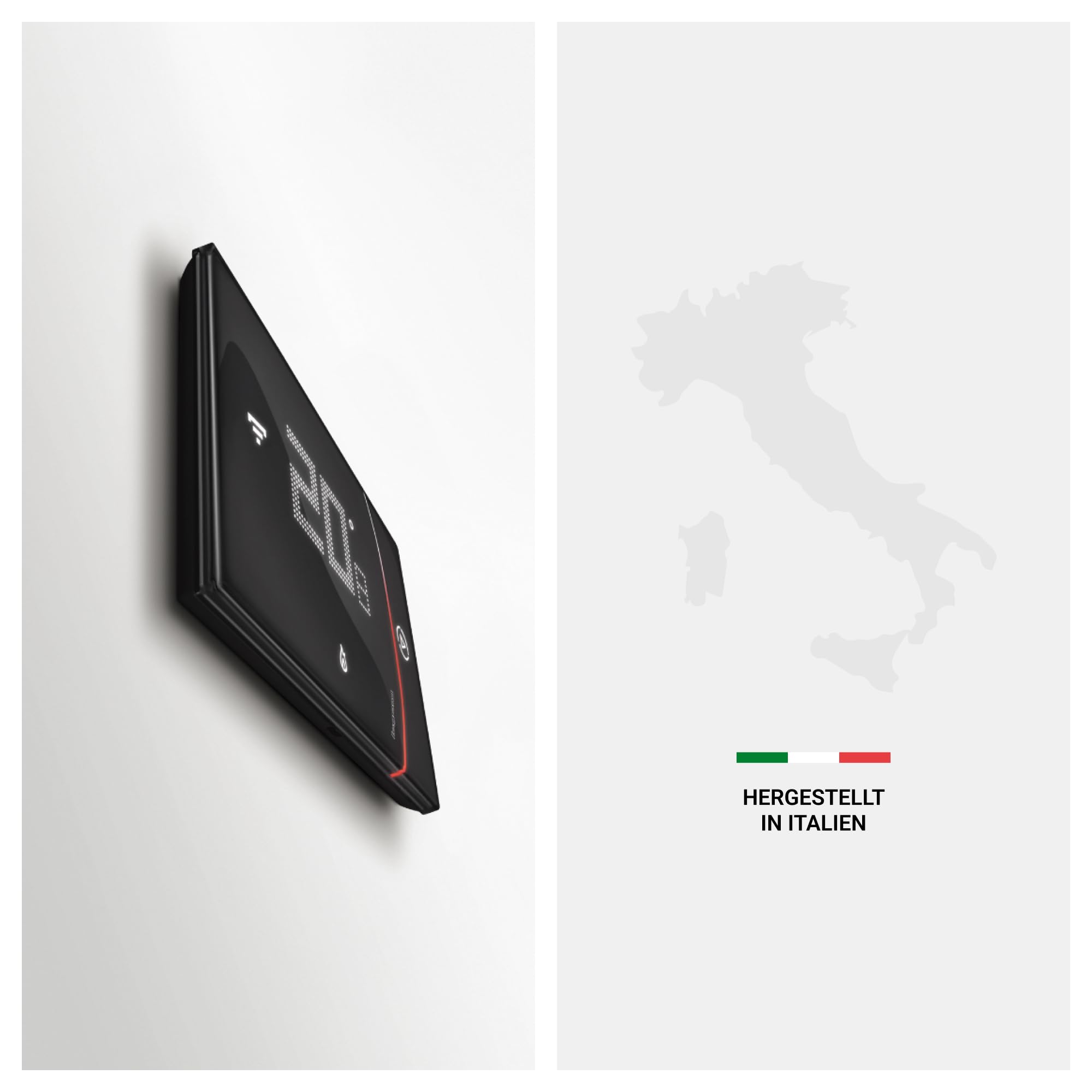 Bticino Termostato WiFi intelligente Smarther2 with Netatmo XG8002, Incasso, Nero - versione professionale