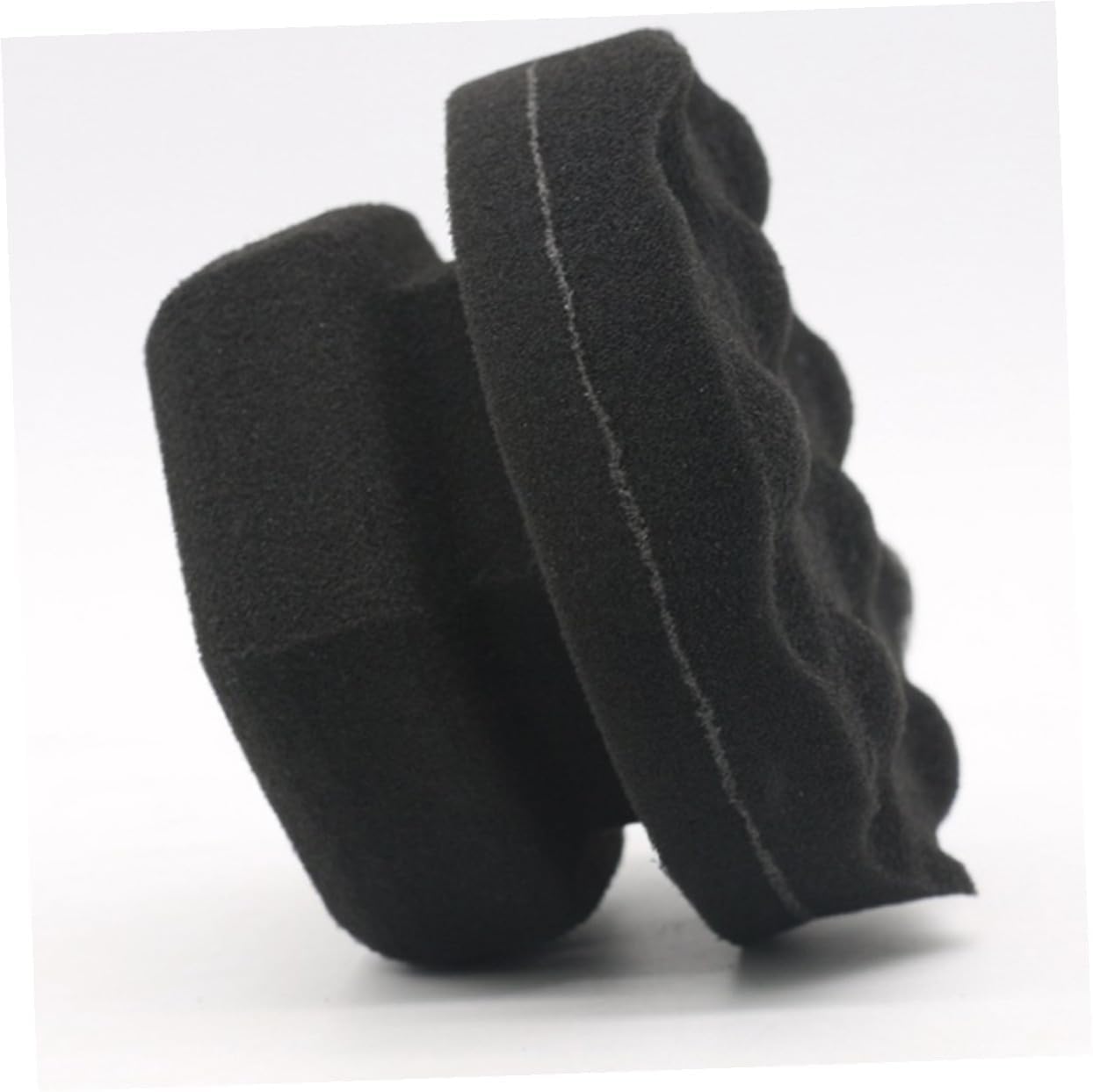 3pcs Car Sponges Wave Pattern High Density Car Wax Sponge for Tire Shine