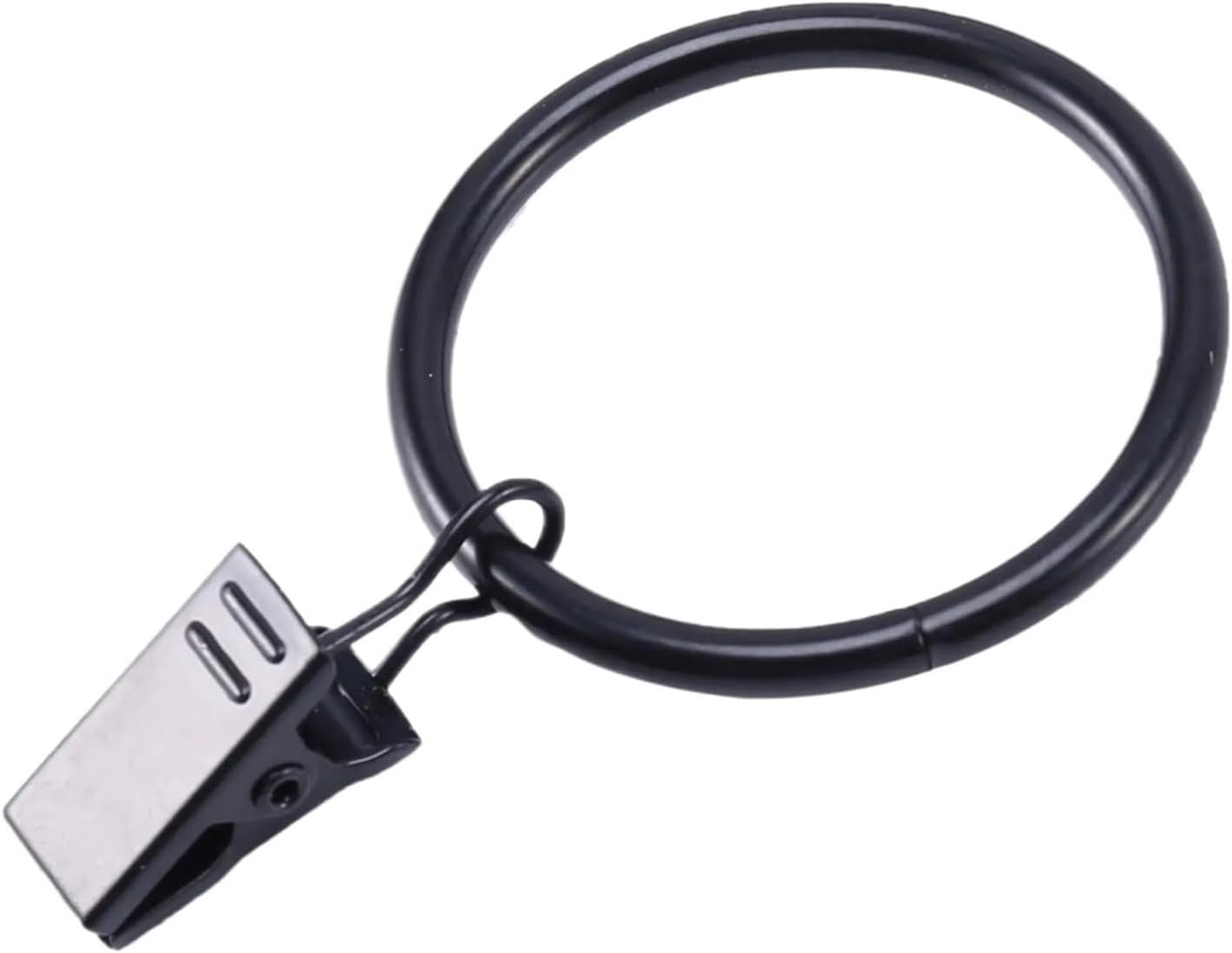 Curtain rings, Curtain Rings with Clips 18Pcs Strong Metal Rustproof Vintage Decorative Drapery Window Interior
