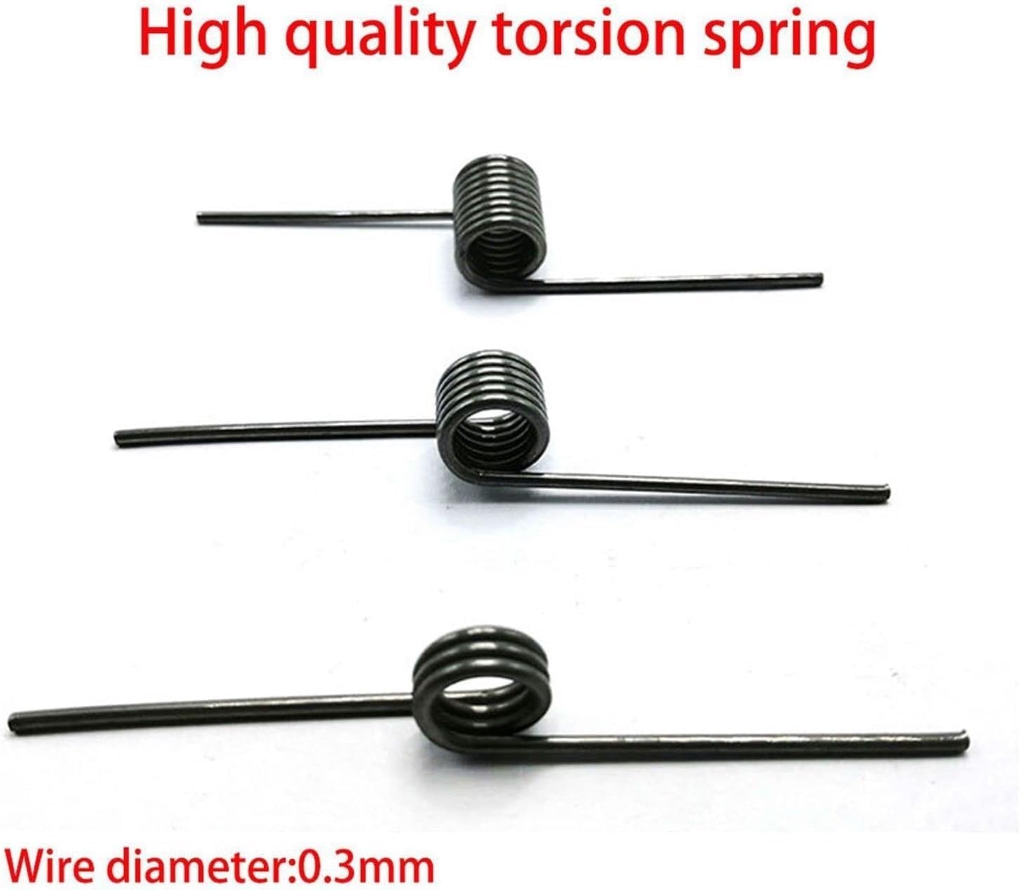Slotted Spring, Compression Spring，Replacement Springs Torsion Spring,Small Spring,Torsional Spring,0.3 Wire Diameter Torsion Small Torsion Spring,Hairpin Spring,180/120/90/60 Degree Torsion Torsion