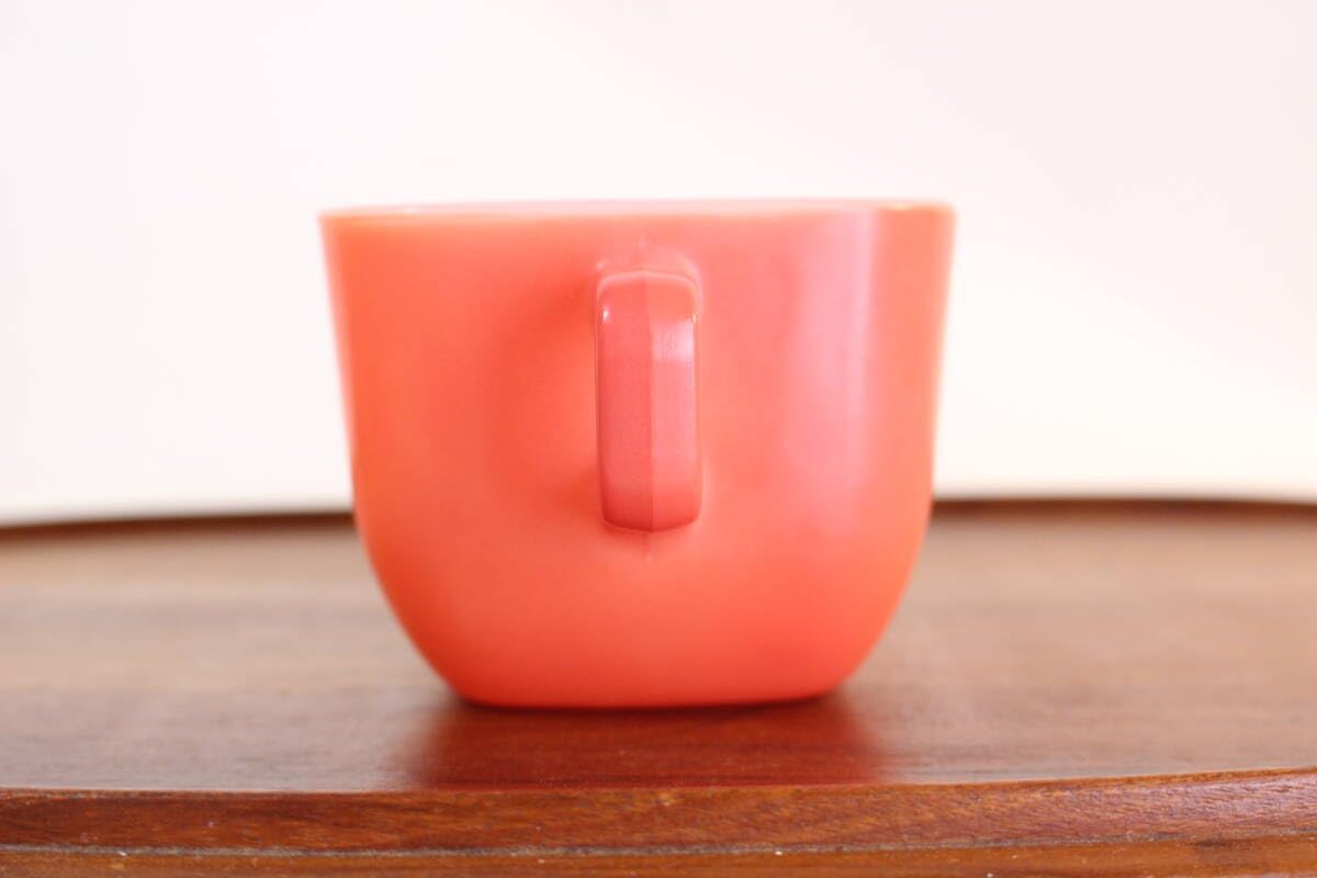 Amazon.co.jp: 1960年代初期 グラスベイク Glasbake レッド 赤 